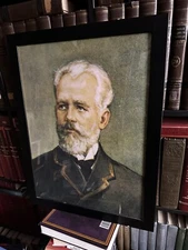 Чайковский портрет tchaikovsky Portrait Picture Картина Russia Soviet USSR USSR