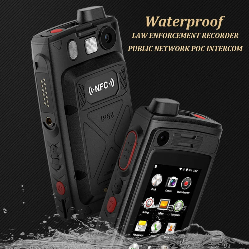 4G Android Rugged Smartphone Walkie Talkie NFC PTT Body Cam Cell Phone Radio 32G - Image 4 of 4