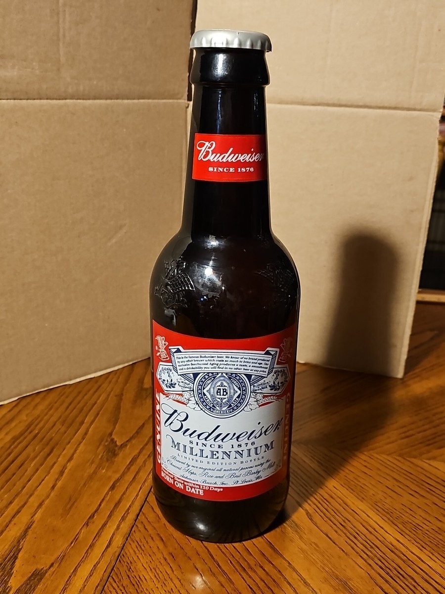Budweiser Millennium Limited Edition Large Beer Bottle 15