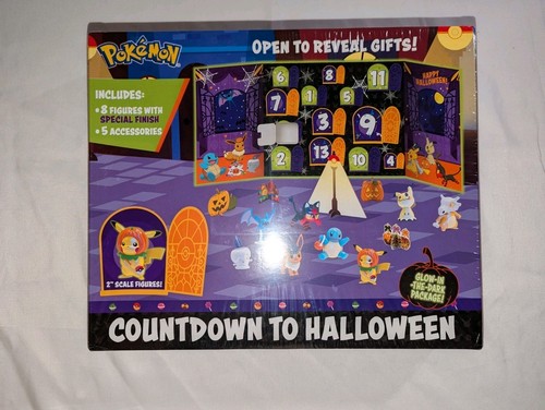 Pokemon Countdown to Halloween Battle Figure Multipack Advent Calendar SEALED - Picture 2 of 2