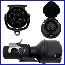 Spannungswandler Adapter 15pol 24V auf 12V 13pol Anh&auml;nger Spannungsreduzierer