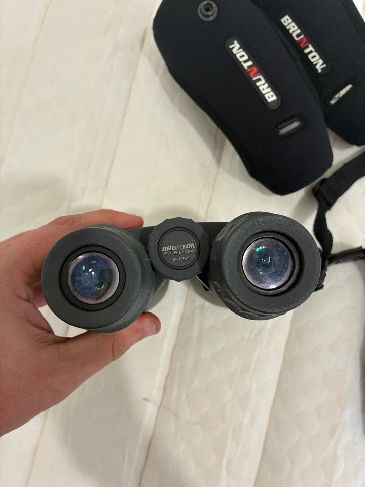 BRUNTON ETERNA 15X51 BINOCULAR Grey /w Cover Strap BaK-4 prism - Image 4 of 4