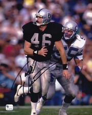 Todd Christensen Signed Raiders 8x10 Photo GAI/DNA COA Autograph Picture Auto'd
