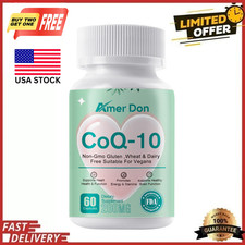 CoQ10 200mg Vegan Capsules - Heart Health  Cellular Energy Ubiquinol Support
