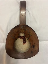 Christmas Hand Painted Decorative Wooden Ladle Spoon Rest