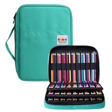 Coloring Pencil Case 220 Slots Pencils Gel Pens Waterproof Travel Bag