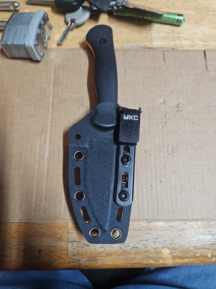 ¡Esmalte naranja de alta dureza! (Cuchillo usado) Foto 3 de 3