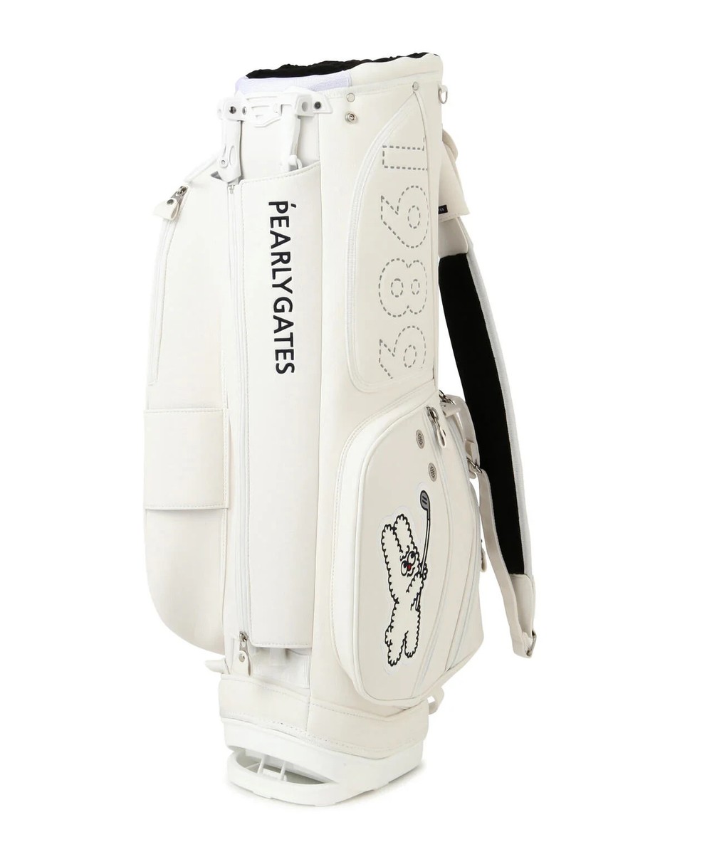 PEARLY GATES Logo Patch Stand Golf Bag 46-inch Compatible Unisex
