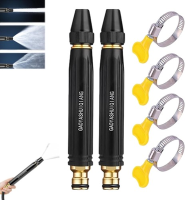 #ad High Pressure Hose Nozzle Water Gun for Car Wash Garden Pressure Booster 2PCS $16.98