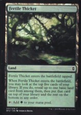 Fertile Thicket - Battle for Zendikar: #237, Magic: The Gathering Nm C267