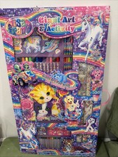 Lisa Frank Giant Art  Activity Set 3ft Tall NEW Open Box 