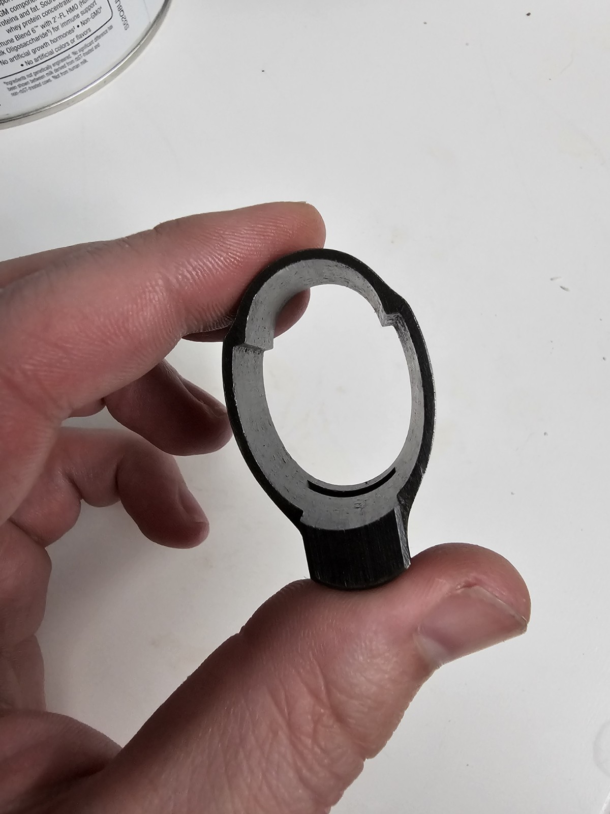 Swedish Mauser M38/M96 1896 Front Band Nosecap And Bayonet Lug Marked "348"