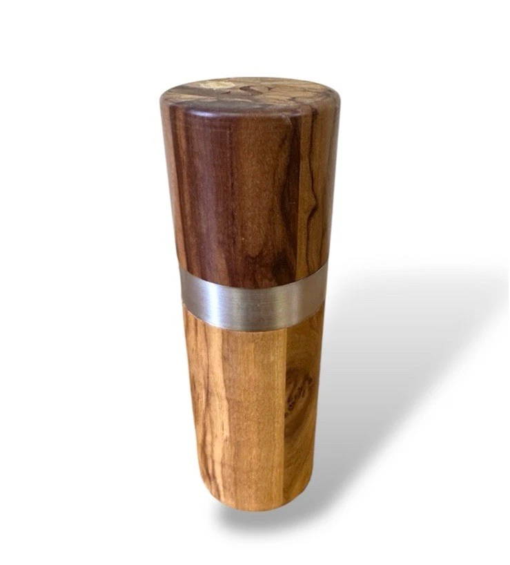 Berard Olive Wood Salt Mill 6.5" French Kitchen Cooking Chef Rustic Cottagecore