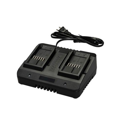 Worx Dual Port Battery Charger for 18V 20V Lithium Ion Batteries Wall Mountable