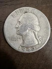 1943-P Washington Quarter 90% Silver Coin Uncertified Circulated