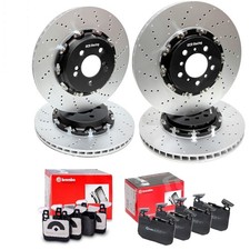 BMW M2 M3 M4 Performance Dischi Freno Galleggianti Anteriori Posteriori 2 Pezzi + Pastiglie Brembo
