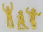 Marx Playset Figures Cowboys Vintage Set of Three