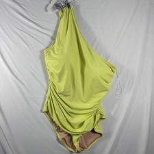 J. Crew Ruched One Shoulder One Piece Swimsuit SZ 20 NWT