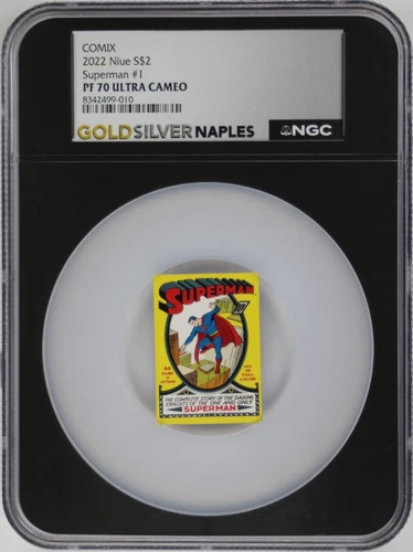 2022 NIUE S$2 COMIX Superman #1 - 1 oz .999 - NGC PF70 Ultra Cameo