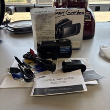 Samsung Digital Full HD Camcorder HMX-F80 - With Battery, Charger, Receipt, Mint