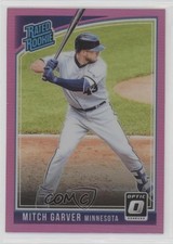 2018 Panini Donruss Optic Rated Rookie Pink Prizm Mitch Garver #61 e6p