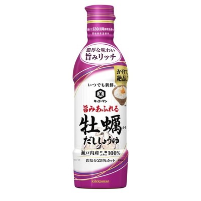 Kikkoman Foods Always Fresh Flavorful Oyster Soy Sauce 450ml x 3 Pieces