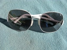Vintage Lacoste Sunglasses L110S White with case.