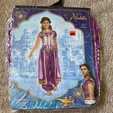 Disguise Princess Jasmine Child Costume S 4-6X Jumpsuit w/ Attached Overskirt