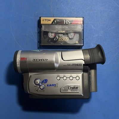 Samsung SCW71 Video8 Camcorder Tested Works Video Zoom – No