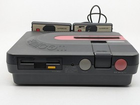 Sharp Twin Famicom AN-500B Black/Red | New Belt | Fully Tested 5 Games