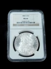 1880-S $1 Morgan Silver Dollar - NGC MS66