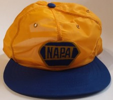 Vintage Napa Auto Hat Snapback 70s Trucker Cap Made In USA Louisville MFG