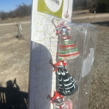 Christmas Wine Charms Christmas Trees Set Of 6 New In Package