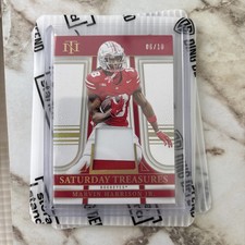 2024 Panini National Treasures - Saturday Treasures Marvin Harrison Jr. 6/10