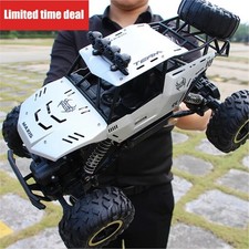 1:12 4WD RC Car LED Lights 2.4G Off-Road Buggy Remote Control Truck