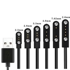 2-Pin Universal USB Data Charging Cable Magnetic Charger For Smart Watch 2.84mm