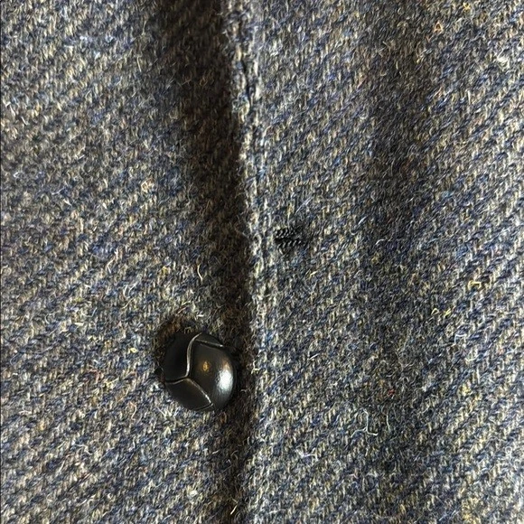 Abrigo Traje Vintage Pendleton Gris Negro Clásico Gamuza Lana Hecho en EE. UU. Talla 40 Preppy Foto 4 de 4