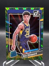 Ben Sheppard RC 2023-24 Donruss Holo Laser Green Rated Rookie Indiana Pacers