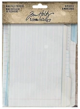 Idea-Ology Mini File Folders-8/Pkg