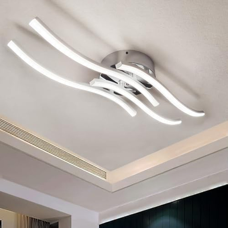 Lampada LED Soffitto 28W 2800LM 6000K - Plafoniera Moderna Camera