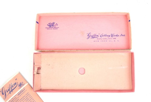 Vintage Griffon Tru-Pink Chrome Pinking Shears Sewing Crafts - Picture 7 of 8