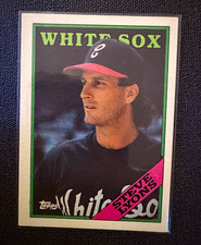 Topps 1988 Topps Steve Lyons #108 Chicago White Sox Rookie MLB Card. rookie card picture