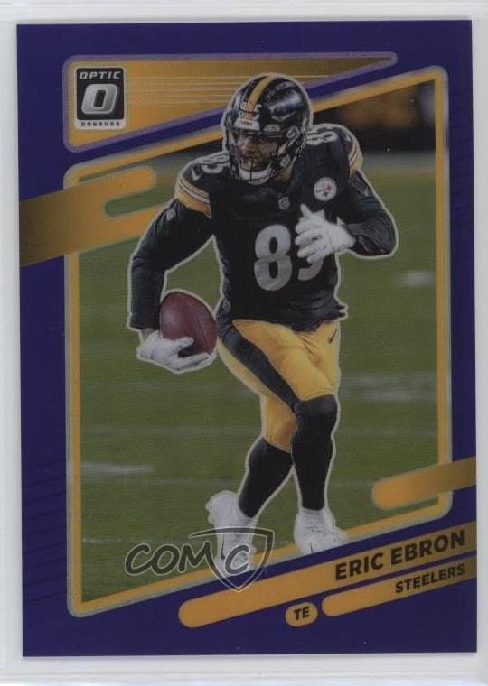 2021 Panini Donruss Optic Purple Prizm 30/50 Eric Ebron #147 0s9t