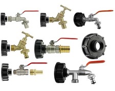 IBC Adapter S60x6 to Tap ball Valve BSP Outlet Water Tank Connector Fitting