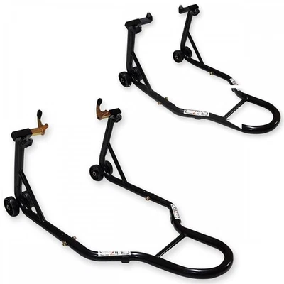 CRUIZER Cavalletto moto anteriore + posteriore alzamoto Cono + Forchetta - Immagine 1 di 3