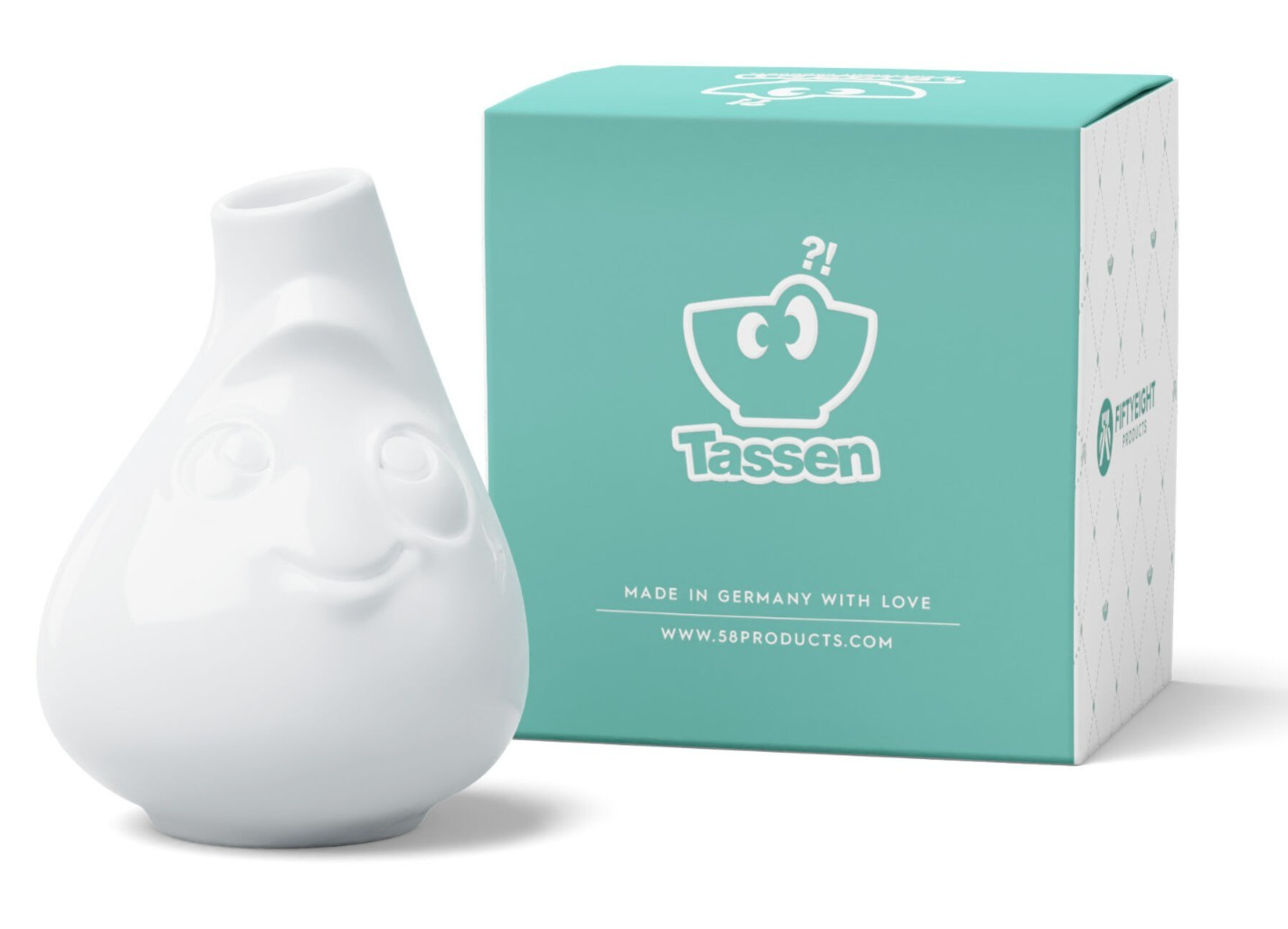 ""58"" FIFTYEIGHT PRODUCTS Kleine Vase ""PUTZIG"" Väschen Geschenkidee