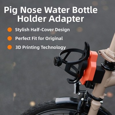 Front Mount Trinkflaschenhalter Adapter für Brompton für DAHON 6,6x2x11cm