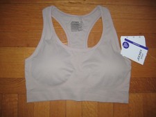 NEW JOCKEY Sports Bra Women  s Size XL Beige Removable Pads NWT