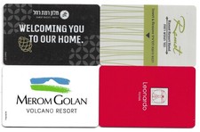 Israel - Room Keys - Ramat Rachel - Merom Golan - Leonardo Club Dead Sea - Ramot