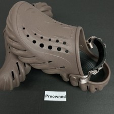 Crocs Echo Clog Truffle Men  s 11 Slip On Sandal 207937-0LF Preowned